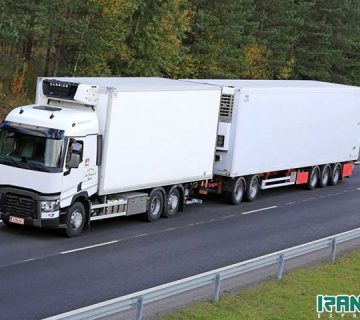 باربری تریلی یخچالدار