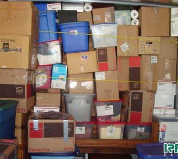 چیدمان اثاثیه در کامیون