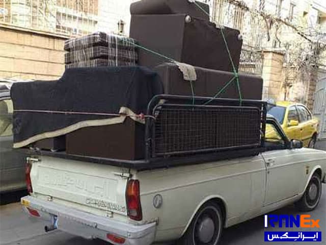 باربری وانت کفی مبلی