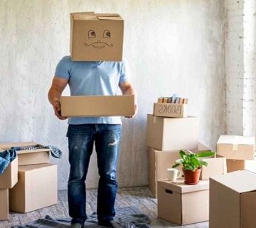 بسته‌ بندی اثاثیه توسط باربری