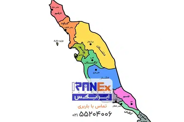 حمل بار با نیسان به شهرهای بوشهر