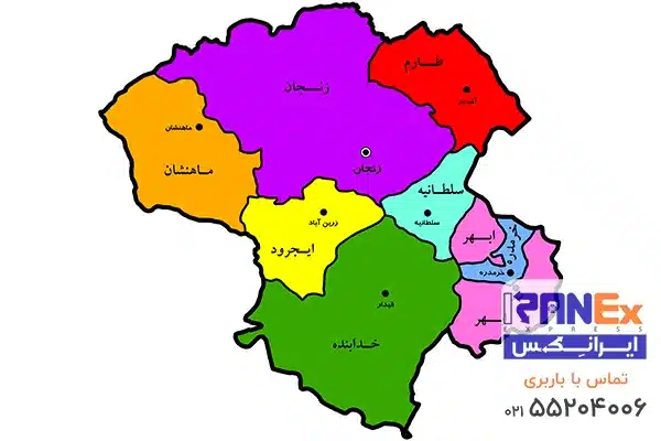 باربری نیسان از تهران به تمام شهرهای استان زنجان