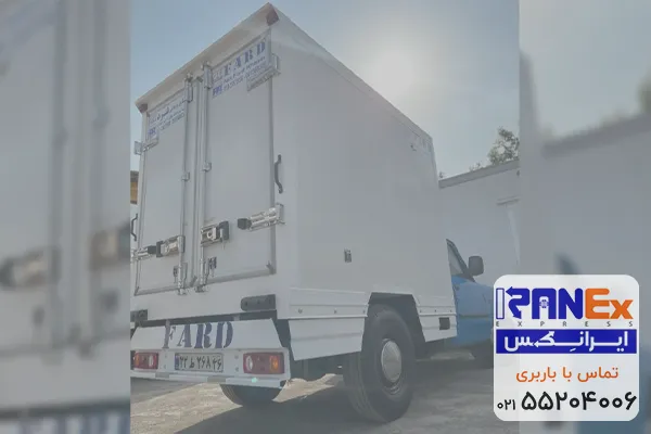 حمل مواد غذایی با نیسان یخچالدار به سمنان