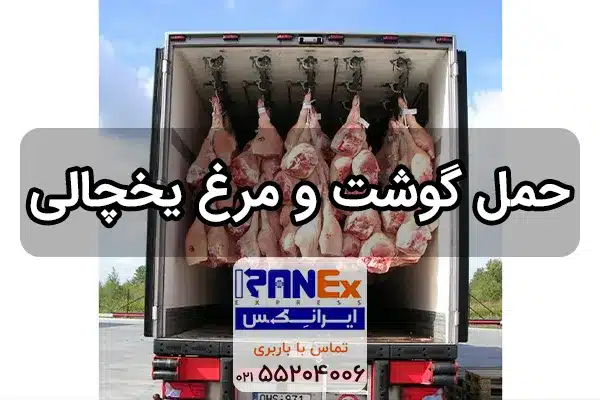 حمل گوشت و مرغ یخچالی