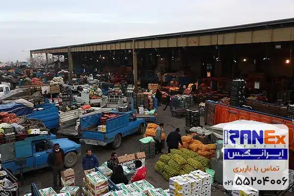 باربری نیسان در میدان تره بار تهران